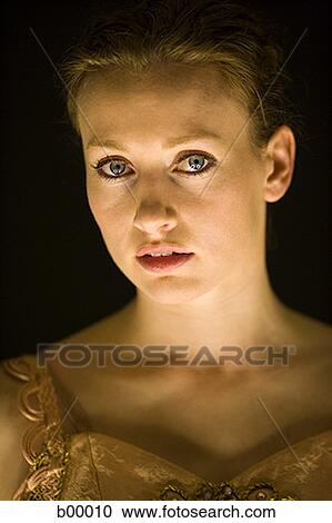 Stock Image - Portrait of a ballerina. Fotosearch