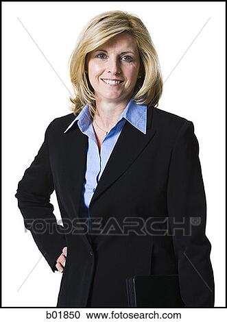 Portrait of a businesswoman smiling View Large Photo Image Stock Image - Portrait of a businesswoman smiling. Fotosearch