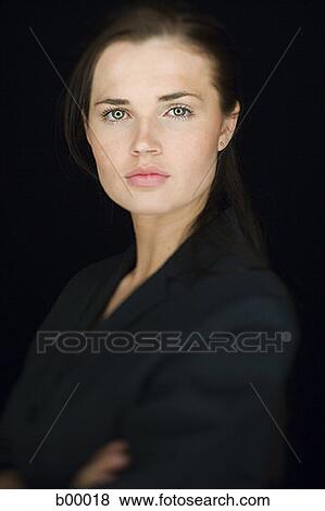 Portrait of a businesswoman thinking View Large Photo Image Stock Photo - Portrait of a businesswoman thinking. Fotosearch