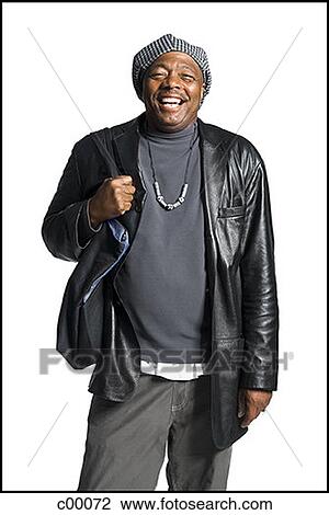 Portrait of a happy Black man smiling View Large Photo Image Stock Image - Portrait of a happy Black man smiling. Fotosearch