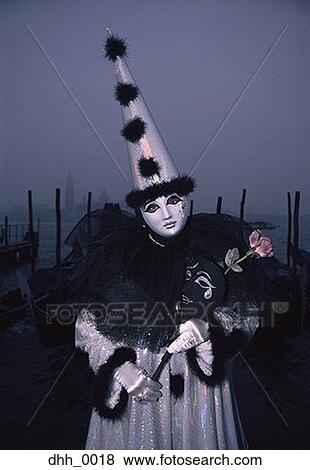 Portrait of a person in a masquerade costume View Large Photo Image Stock Photo - Portrait of a person in a masquerade costume. Fotosearch