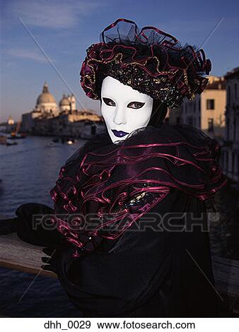 Portrait of a person in a masquerade costume View Large Photo Image Stock Photo - Portrait of a person in a masquerade costume. Fotosearch