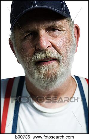 Portrait of a senior man wearing a baseball cap View Large Photo Image Stock Photograph - Portrait of a senior man wearing a baseball cap. Fotosearch