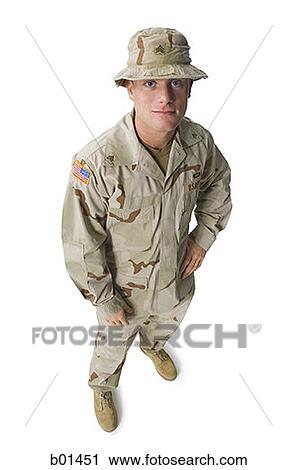 Portrait of a soldier View Large Photo Image Stock Image - Portrait of a soldier. Fotosearch