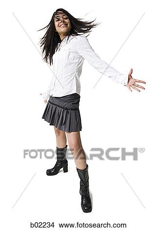 Portrait of a teenage girl smiling and posing View Large Photo Image Picture - Portrait of a teenage girl smiling and posing. Fotosearch
