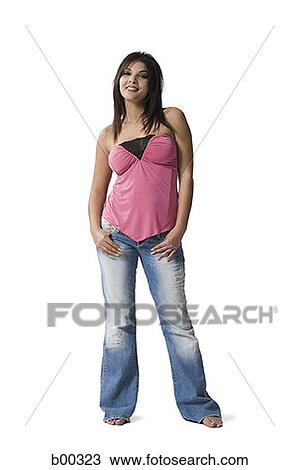 Portrait of a woman smiling View Large Photo Image Stock Image - Portrait of a woman smiling. Fotosearch