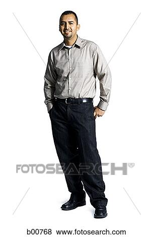 Stock Photo - Portrait of a young man smiling. Fotosearch