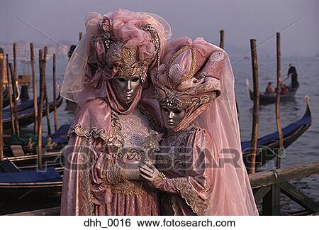 Portrait of two people in masquerade costumes View Large Photo Image Stock Photograph - Portrait of two people in masquerade costumes. Fotosearch
