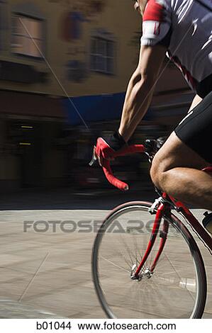 Profile of a man cycling View Large Photo Image Picture - Profile of a man cycling. Fotosearch