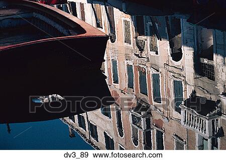 Reflection of a building on water, Venice, Italy View Large Photo Image Stock Photo - Reflection of a building on water, Venice, Italy. Fotosearch