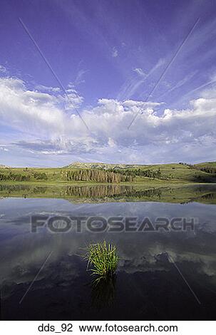 Reflection of clouds on the river View Large Photo Image Stock Image - Reflection of clouds on the river. Fotosearch