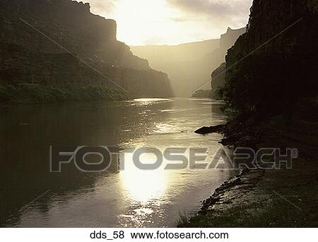 River running through a canyon View Large Photo Image Stock Photo - River running through a canyon. Fotosearch