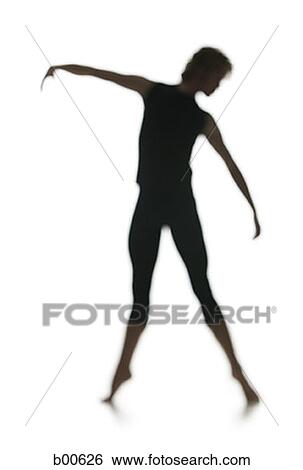 Silhouette of a young man doing rhythmic gymnastics View Large Photo Image Stock Photograph - Silhouette of a young man doing rhythmic gymnastics. Fotosearch