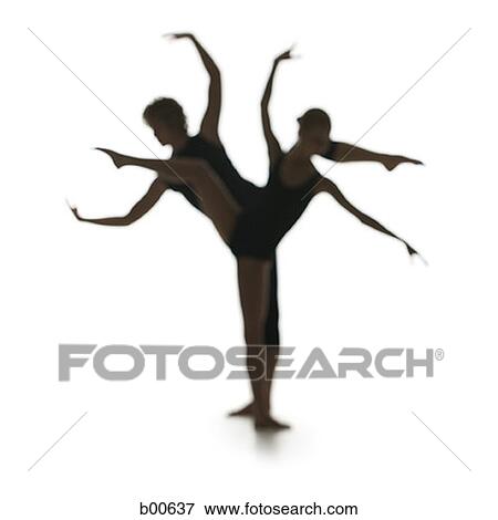 Silhouette of a young woman dancing View Large Photo Image Stock Photo - Silhouette of a young woman dancing. Fotosearch