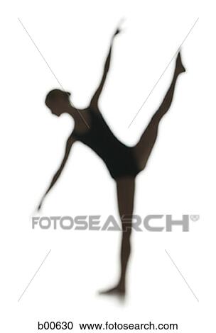 Silhouette of a young woman doing rhythmic gymnastics View Large Photo Image Stock Image - Silhouette of a young woman doing rhythmic gymnastics. Fotosearch