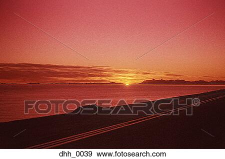 Sunset over the ocean View Large Photo Image Stock Photo - Sunset over the ocean. Fotosearch