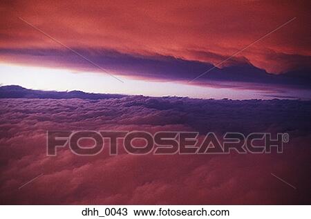 View of a cloudscape at dusk View Large Photo Image Stock Image - View of a cloudscape at dusk. Fotosearch
