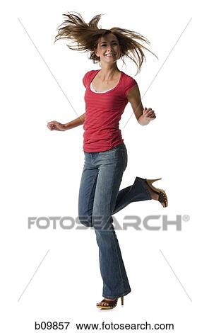 A teenage girl dancing View Large Photo Image Stock Photo - A teenage girl dancing. Fotosearch