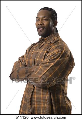 African American man with arms folded View Large Photo Image Stock Image - African American man with arms folded. Fotosearch