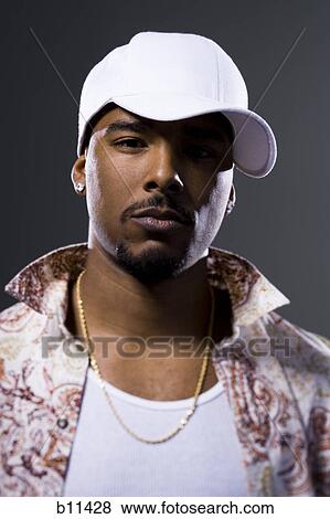 African American with ball cap View Large Photo Image Stock Photo - African American with ball cap. Fotosearch