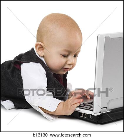 Baby Boy in suit with laptop View Large Photo Image Stock Image - Baby Boy in suit with laptop. Fotosearch
