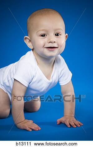 Baby crawling View Large Photo Image Stock Image - Baby crawling. Fotosearch