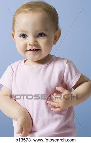 Baby Girl smiling View Large Photo Image Stock Image - Baby Girl smiling. Fotosearch