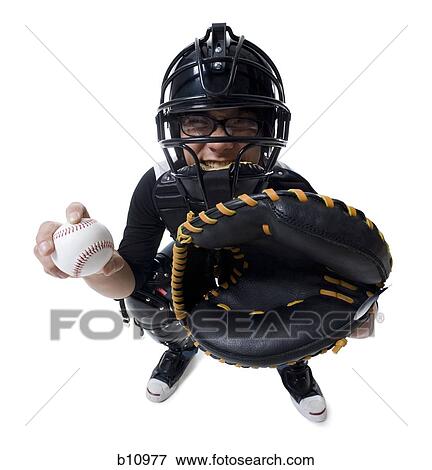 Baseball catcher View Large Photo Image Stock Photo - Baseball catcher. Fotosearch