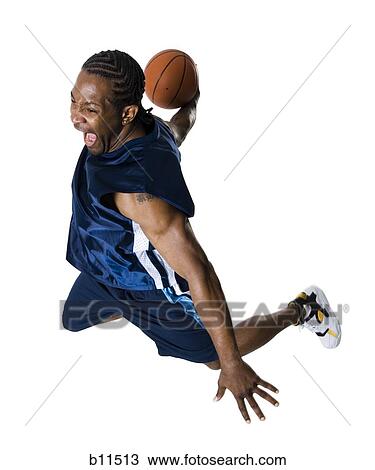 Stock Image - Basketball player. Fotosearch