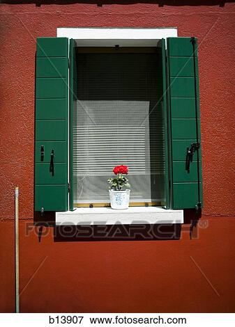 Stock Photo - Buildings on Burano Island in Venice Italy. Fotosearch