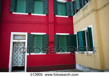 Buildings on Burano Island in Venice Italy View Large Photo Image Stock Photography - Buildings on Burano Island in Venice Italy. Fotosearch