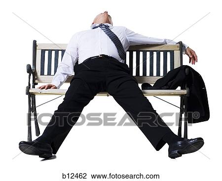 Businessman sleeping on a bench View Large Photo Image Stock Image - Businessman sleeping on a bench. Fotosearch