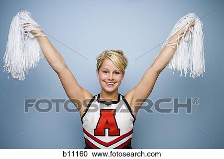 Stock Image - Cheerleader. Fotosearch