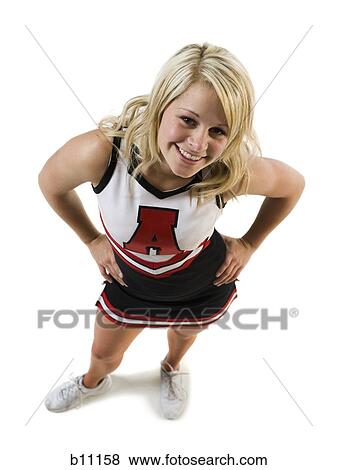 Cheerleader View Large Photo Image Stock Photo - Cheerleader. Fotosearch