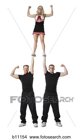 Cheerleading team View Large Photo Image Picture - Cheerleading team. Fotosearch