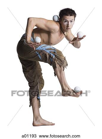 Circus juggler View Large Photo Image Stock Image - Circus juggler. Fotosearch