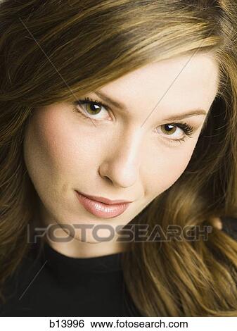 Close-up of a woman View Large Photo Image Stock Photograph - Close-up of a woman. Fotosearch