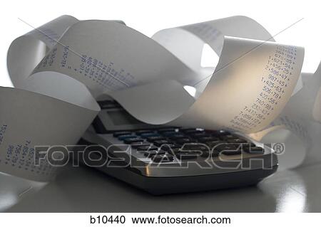 Close-up of an adding machine tape View Large Photo Image Stock Image - Close-up of an adding machine tape. Fotosearch