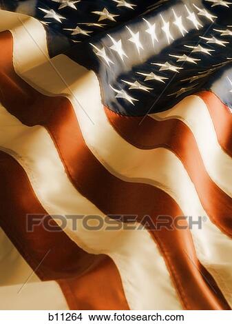 Close-up of waving American flag View Large Photo Image Picture - Close-up of waving American flag. Fotosearch