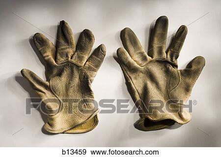 Closeup of work gloves View Large Photo Image Stock Photo - Closeup of work gloves. Fotosearch