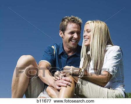 Couple together outdoors View Large Photo Image Stock Photo - Couple together outdoors. Fotosearch