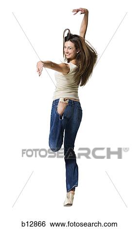 Dancing woman View Large Photo Image Stock Photograph - Dancing woman. Fotosearch