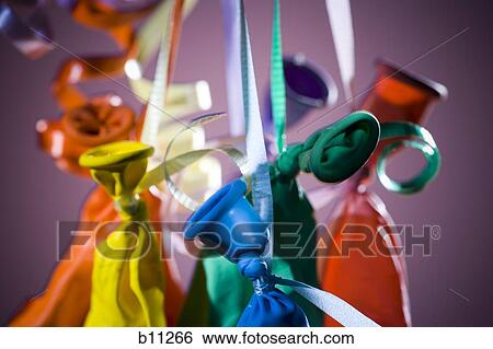 Stock Photograph - Deflated balloons. Fotosearch