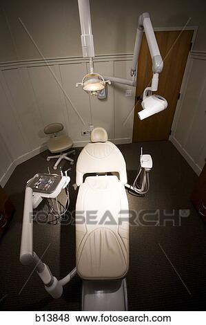 Stock Photo - Dental chair in office with no people. Fotosearch