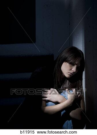 Depressed young woman View Large Photo Image Stock Photography - Depressed young woman. Fotosearch