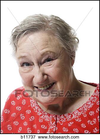 Stock Photo - Elderly woman. Fotosearch