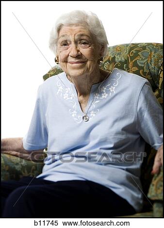 Stock Photography - Elderly woman. Fotosearch
