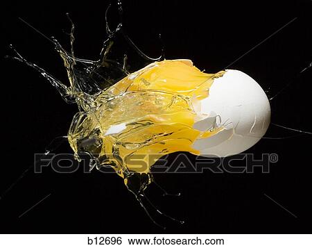 Stock Photograph - Exploding egg. Fotosearch