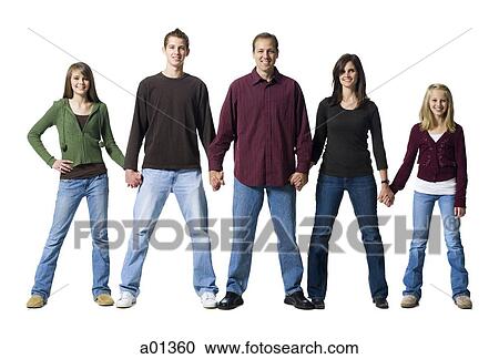 Family of five holding hands View Large Photo Image Stock Image - Family of five holding hands. Fotosearch