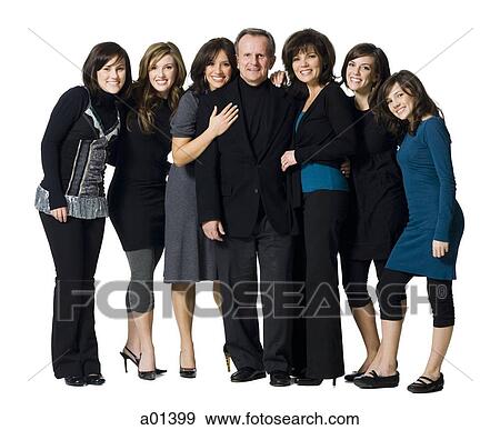 Family portrait with seven people View Large Photo Image Stock Photo - Family portrait with seven people. Fotosearch